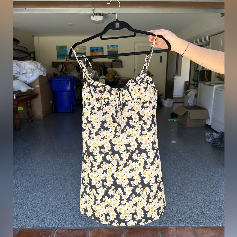 Floral mini sun dress
